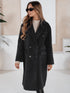 ÜBERGROSSE LANGE WINTERJACKE FÜR DAMEN MIT BREITEM REVERS